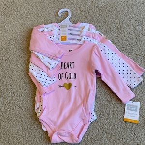 ❌SOLD❌ Hudson Baby 5-pack Long Sleeve Bodysuits BNWT